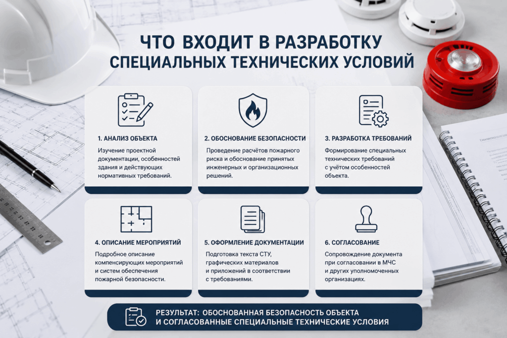 что входит в разработку СТУ