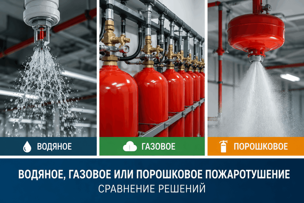 сравнение решений пожаротушения