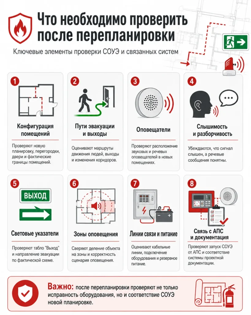 Что необходимо проверить после перепланировки