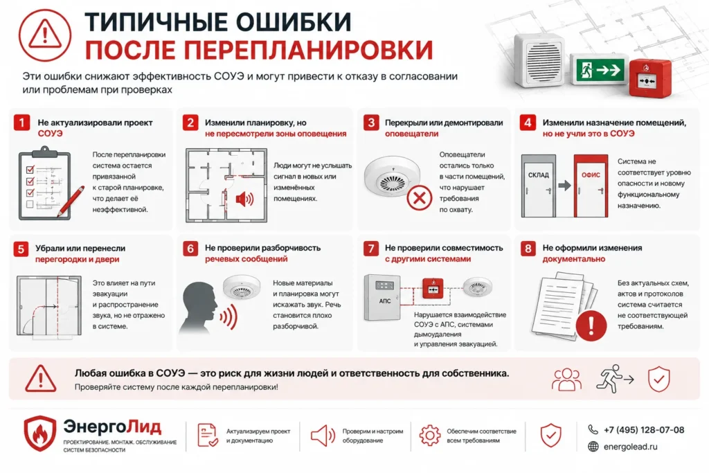 Типичные ошибки после перепланировки