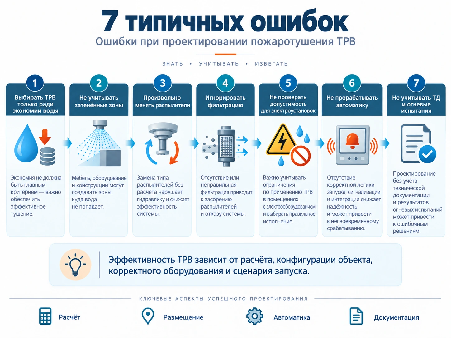 7 типичных ошибок проектирования ТРВ